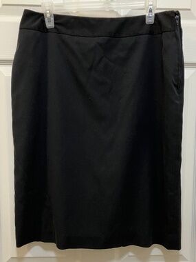 Anne Klein black stretch pencil skirt size 14